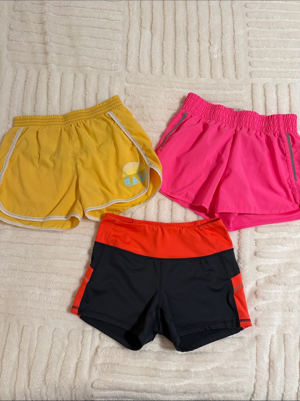3 Pairs Girl’s Athletic Shorts 10/12 (L)